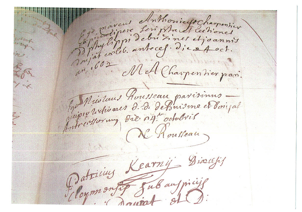 Charpentier law school signature