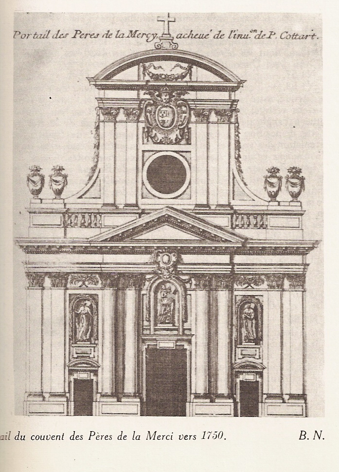 The Mercy facade, 18th century