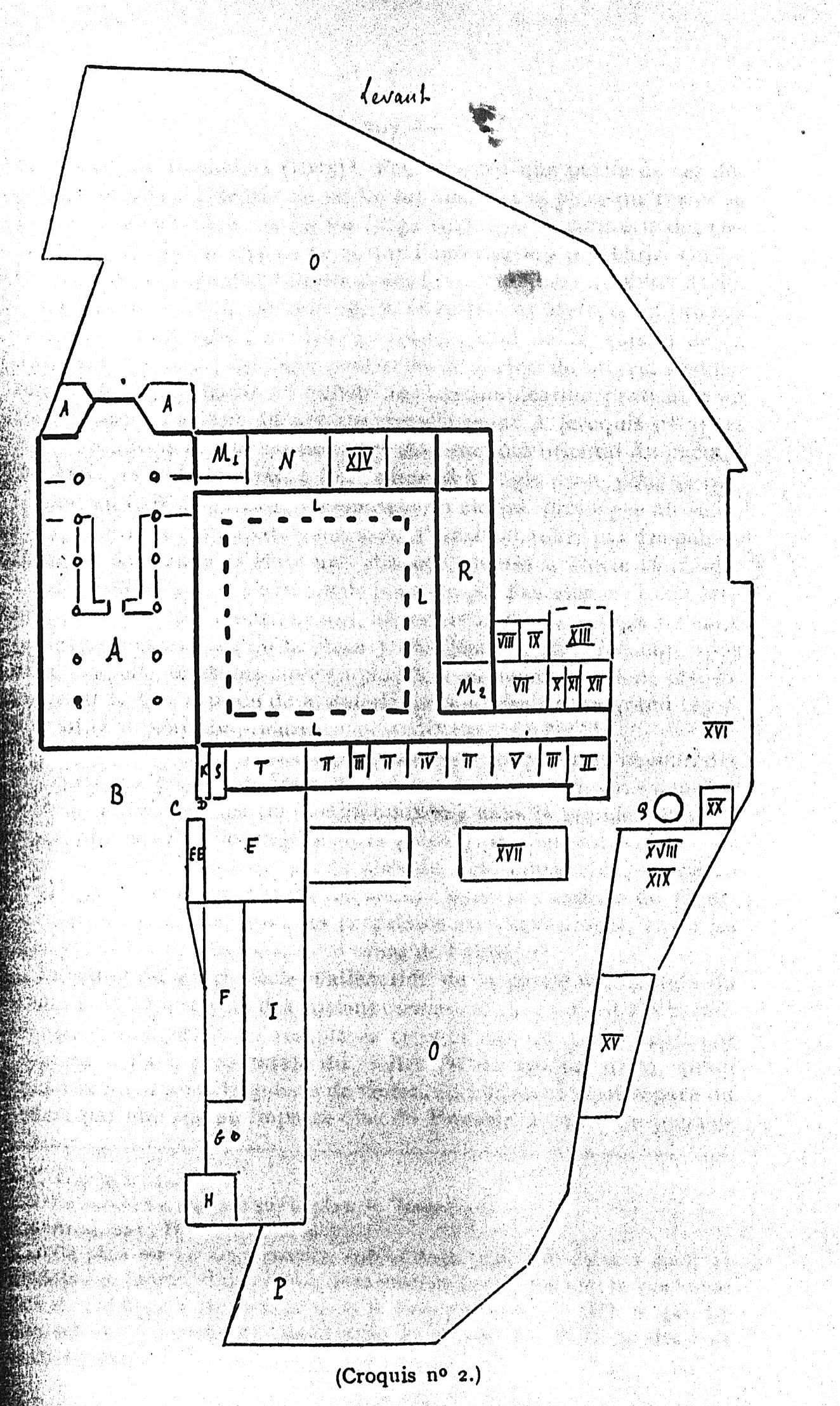 plan of abbey